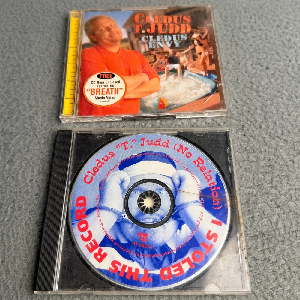 Cledus T. Judd Cledus Envy CD Bonus CD-ROM Breath Music Video Country Comedy